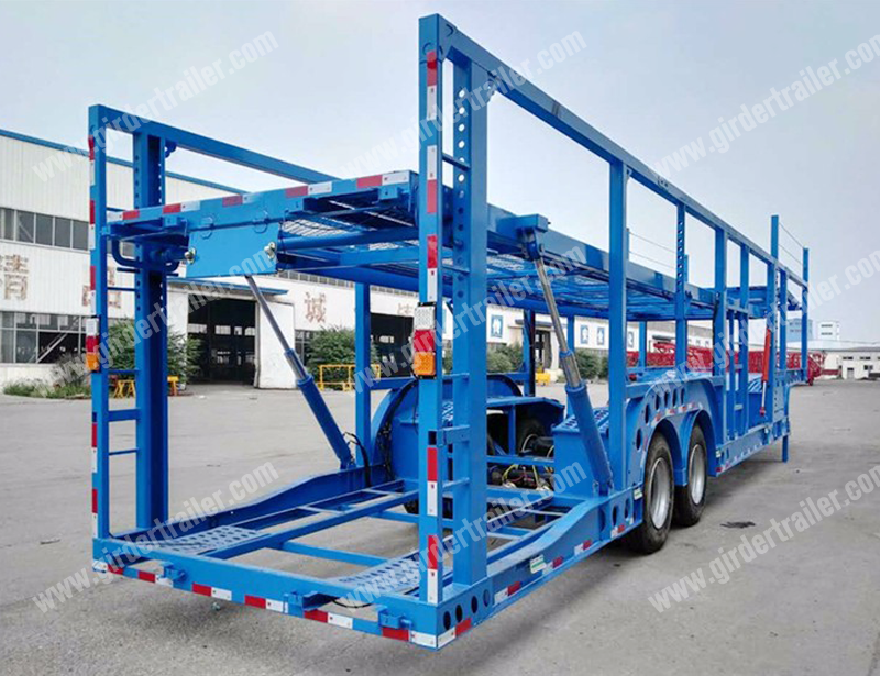Car carrier trailer,2 axles car transport trailer,car hauler trailer