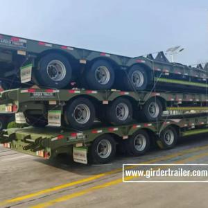 3 Low Bed Trailers Shipped to Africa, Fulfilling Customer’s Heavy-Duty Transport Needs