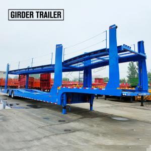 2 axles 8 set car carrier semi trailer for Khorgos