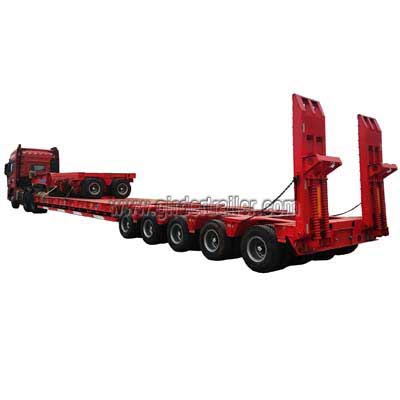 5 lines 10 axis low loader trailer ,200 tons lowboy