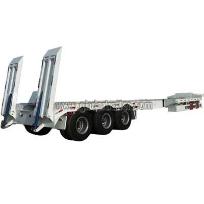 Extendable drop deck semi trailer,extend lowboy trailer for sale Extendable drop deck semi trailer,extend lowboy trailer for sale