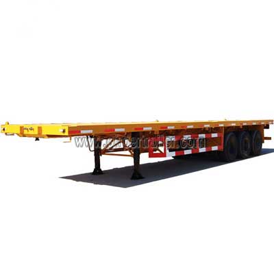 3 axles 40ft flatbed container semi trailer.45 foot flat deck trailer 3 axles 40ft flatbed container semi trailer.45 foot flat deck trailer