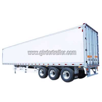 Enclosed Aluminum Van semi trailer,dry box trailer