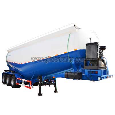 3 axles Bulk cement tank semi trailer