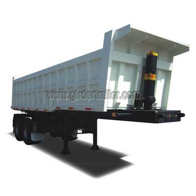 2 axles Rear dump semi trailer,end tipper trailer 2 axles Rear dump semi trailer,end tipper trailer