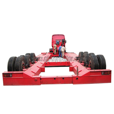 Width extendable tank transport trailer Width extendable tank transport trailer