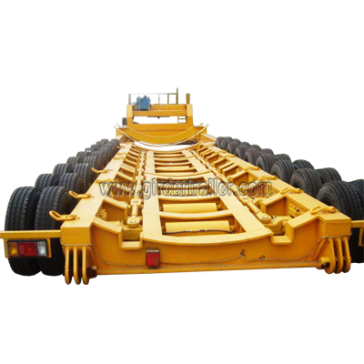 Steering axis tank transport trailer 
