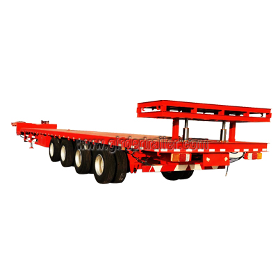 4 axles wind blade trailer 