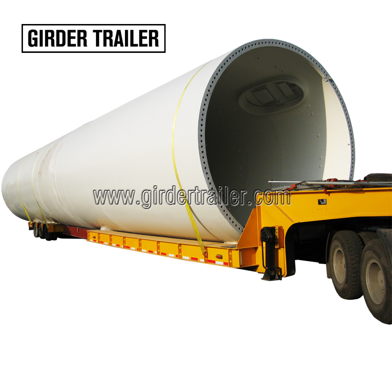 Windmill tower low bed trailer