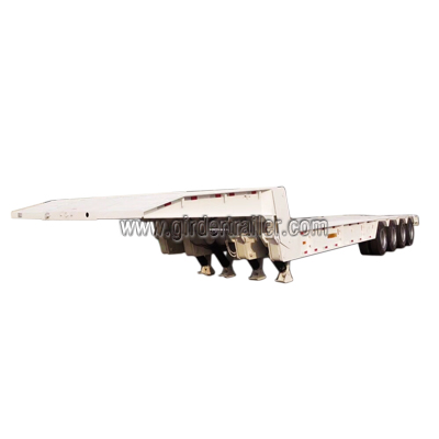 Folding gooseneck low bed trailer  Folding gooseneck low bed trailer