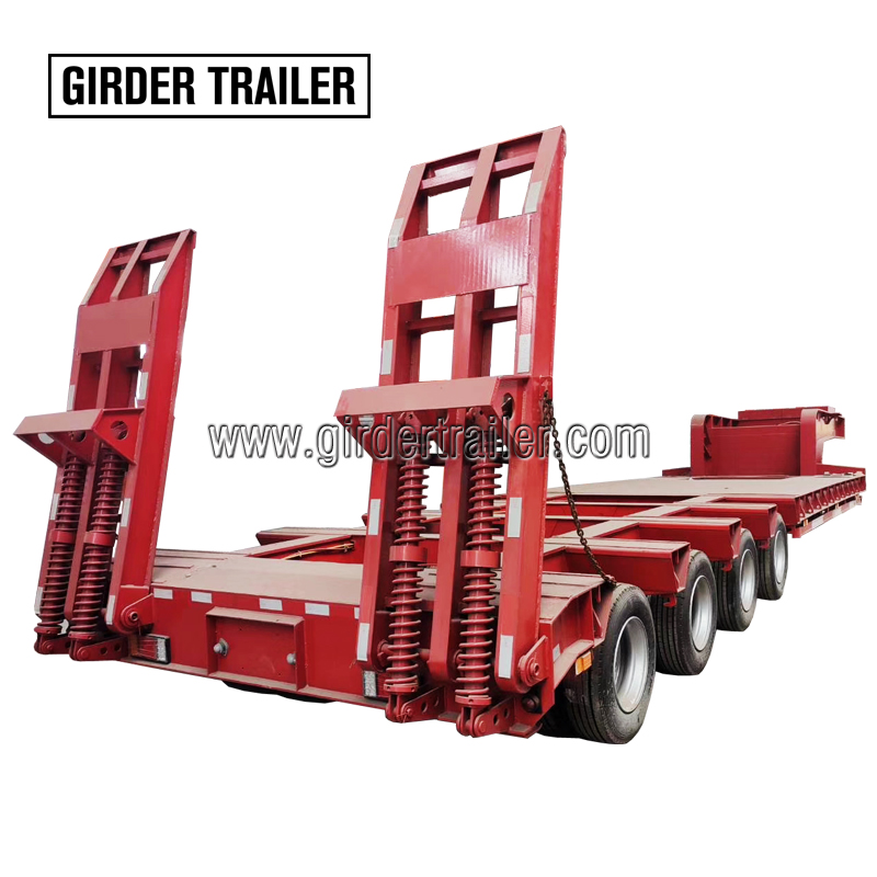 1 lines 2 axis lowboy trailer