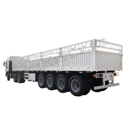 4 axles side fence semi trailer ,flatbed trailer 4 axles side fence semi trailer ,flatbed trailer