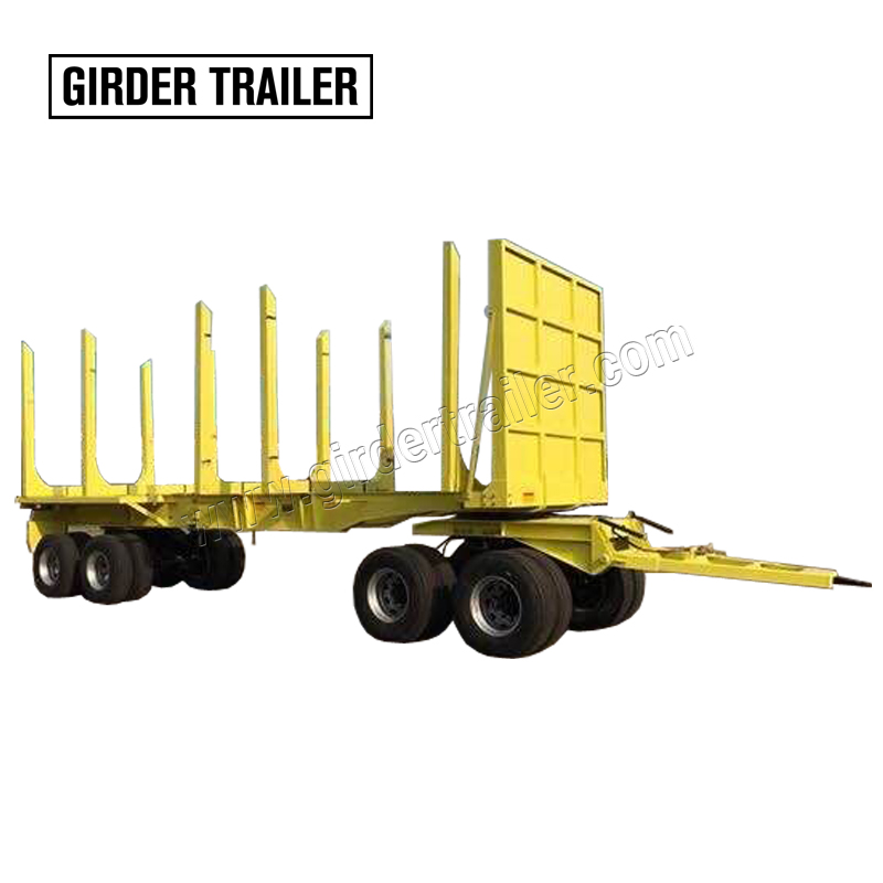 HOWO Log towing trailer with truck tractor 