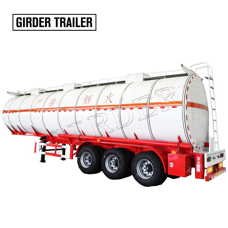 Flammable liquid tank trailer,alcohol tanker semi trailer