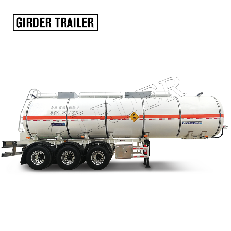 Chemical liquid tank trailer,corrosivity liquid transport tanker semi trailer