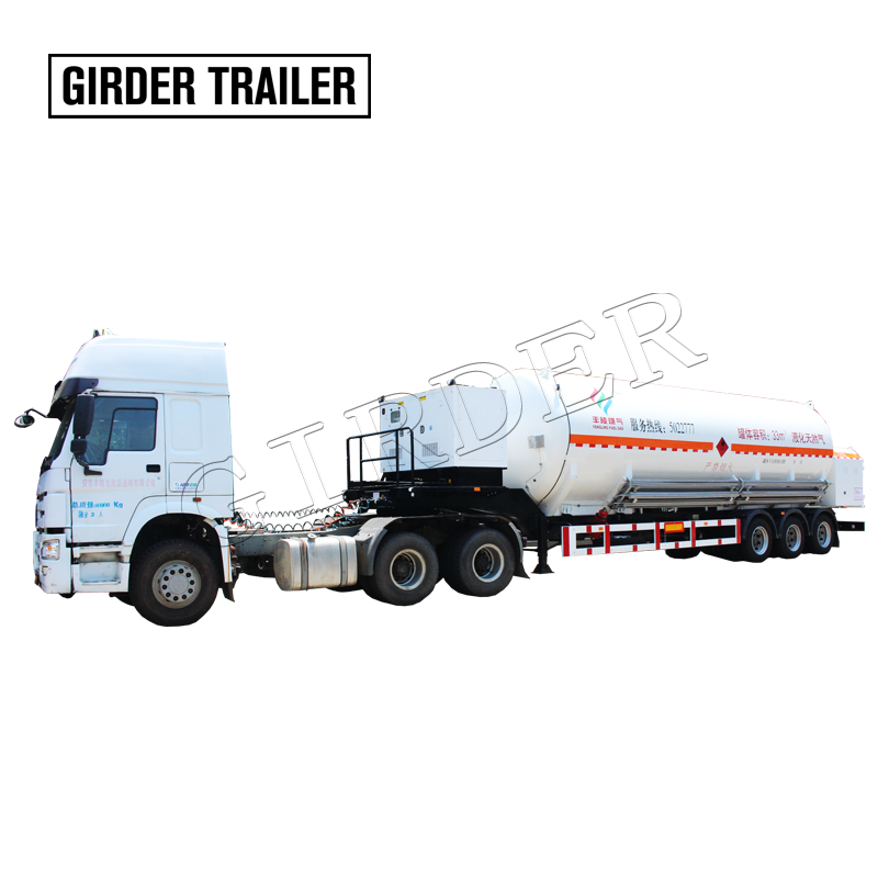 Cryogenic liquid tank trailer,Liquefied natural gas tanker trailer