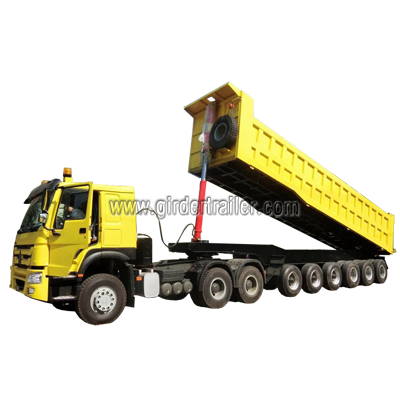 Multi axles dump semi trailer ,5/6 axles tipper trailer 