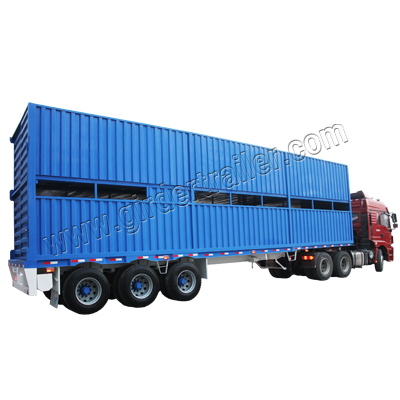 2 layer cattle trailer ,animals cow transport trailer 2 layer cattle trailer ,animals cow transport trailer
