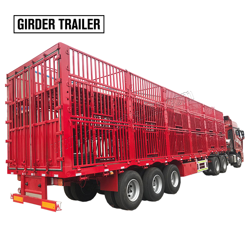 3 layer livestock trailer,sheep trailer.pig transport semi trailer