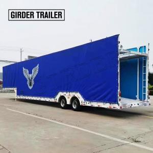 Curtain side car carrier trailer for Russia - 副本 Curtain side car carrier trailer for Russia - 副本