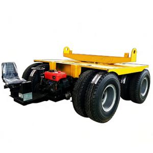 2 axles rear steering dolly trailer 