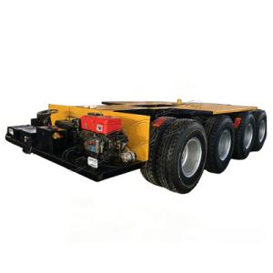 4 axles rear steering dolly trailer