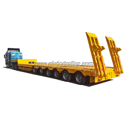 Multi axles low bed trailer