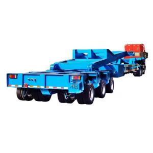 Hydraulic modular lifting wind blade trailer