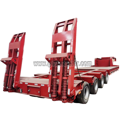 1 lines 2 axis lowboy trailer
